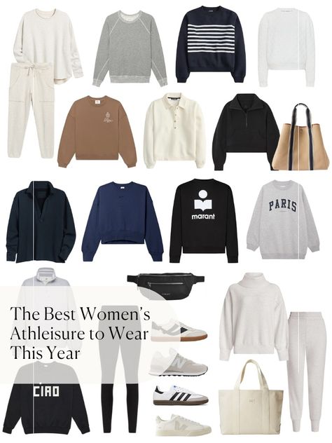 Chill Athleisure Outfits, Spring 2024 Athleisure Outfits, Rich Mom Workout Outfit, Sports Casual Outfits Women, Winter Outfits Athleisure, Athleisure Capsule Wardrobe 2024, 2024 Athleisure Trends, Athleisure Outfits 2024, Summer Athleisure Outfits 2024