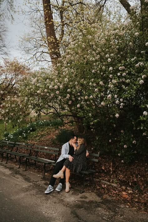 Proposal Central Park, New York Facts, Central Park Spring, Central Park Proposal, Spring Proposal, Engagement Photos Park, Engagament Photos, Engagement Ideas Proposal, Nyc Proposal