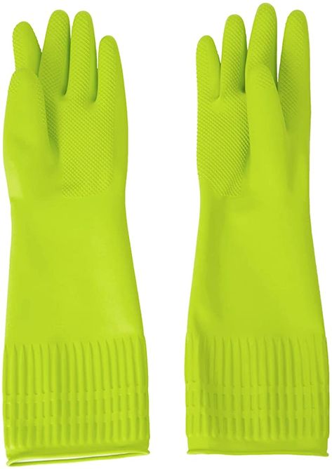 Amazon.com: MAMISON DABOGOSA Reusable Waterproof Household Dishwashing Cleaning Rubber Gloves, Non-Slip Kitchen Glove(Green, Large) : Health & Household Floral Wallpaper Phone, Cat Shelves, Rubber Gloves, Kitchen Gloves, Cleaning Gloves, Floral Wallpaper, To Do List, Gloves, Personal Care