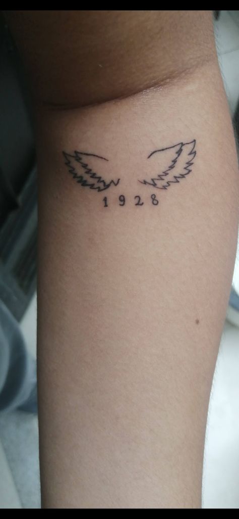 Angel, 1928, Granpa, Rest in Peace Grandpa Inspired Tattoo, Tattoos For Lost Grandfather, Rip Uncle Tattoos, Grandpa Tatoos, Grandpa And Granddaughter Tattoos, Granddad Tattoo, Grandma And Grandpa Tattoos, Grandpa Tattoo In Memory Of, Tattoo Ideas For Grandpa