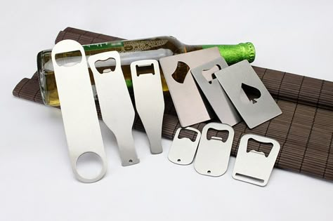 Blank Sublimation Stainless Steel Beer Bottle Opener Metal Bottle, Metal Lathe, Personalized Beer, Metal Bottles, Beer Opener, Beer Bottle Opener, Cnc Plasma, Diy Metal, Lasercut Design