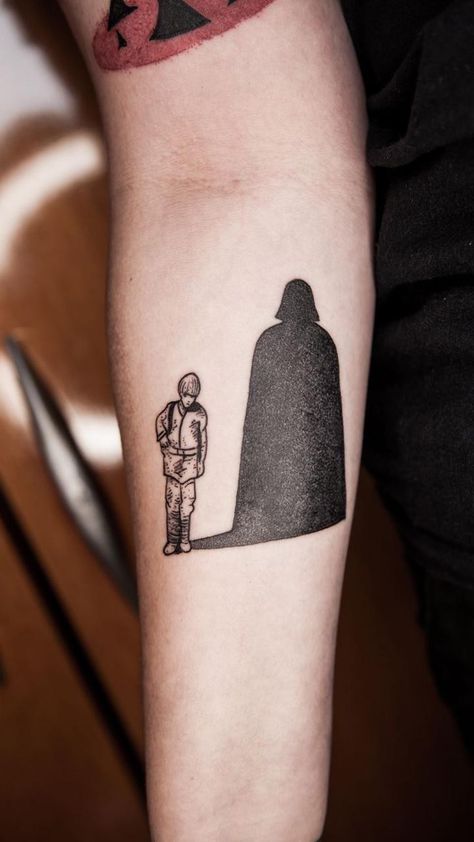 Anakin Skywalker Tattoo Ideas, Anakin Skywalker Tattoo, Anakin Tattoo, Maul Tattoo, Darth Maul Tattoo, Sith Tattoo, Boba Fett Tattoo, Darth Vader Lego, Vader Tattoo