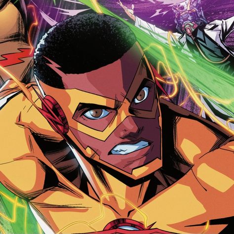 comic: The Flash (2016) Wallace West, Batman Justice League, Flash Family, Flash Dc Comics, Flash Comics, Kid Flash, Black Comics, Dc Icons, Comic Icons