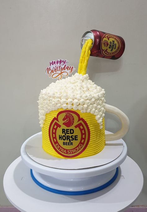 Cheers to a Good Life! Our Chocolate beer themed cake is now ready to celebrate with you! 🍺❤ If you also want customized and mouthwatering cakes but without the high price tag, contact Sweet Temptations now! For bookings, send us a message: 💌 Facebook - Sweet Temptations 💌 Instagram - @sweet.temptations.zc Or you can contact us: 📞 955-3081 📲 09052429383. We would love to bake for you! ❣ #CustomizedCakes #SweetTemptations Beer Cakes For Men, Beer Themed Cake, Beer Cakes, Chocolate Beer, Red Beer, Beer Cake, Fathers Day Cake, Beer Theme, Cakes For Men