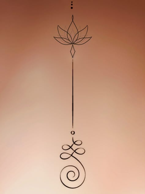 195+ Meaningful Unalome Tattoo Ideas (2023) - TattoosBoyGirl Unalome Lotus, Lotusblume Tattoo, Small Symbol Tattoos, Buddhist Tattoo, Boho Tattoos, Unalome Tattoo, Polynesian Tattoos, Spine Tattoos For Women, Inspiration Tattoos