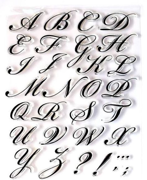 Calligraphy Tattoo Fonts, Tattoo Lettering Alphabet, Alphabet Capital Letters, Tattoo Fonts Alphabet, Lettering Styles Alphabet, Tattoo Lettering Design, Chicano Lettering, Script Alphabet, Tattoo Lettering Styles