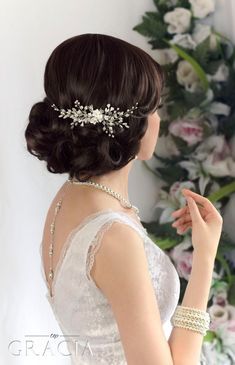 Picturesque Hair Com Hair In Bun, Wedding Supper, Up Wedding Hair, Half Up Half Down Short Hair, Bridal Flower Hair Comb, Pearl Hair Comb Wedding, Bridal Hair Combs Pearl, Wedding Hairstyle Ideas, Pearl Hair Comb