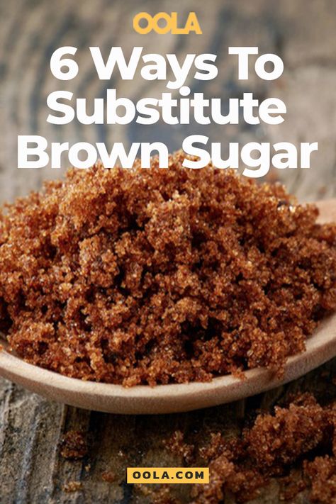 6 substitutes for brown sugar Sugar Substitutes For Baking, Substitute For Brown Sugar, Brown Sugar Replacement, Make Brown Sugar, Brown Sugar Recipes, Cooking Substitutions, Sugar Recipes, White Cake Recipe, Sugar Alternatives