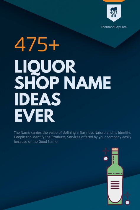 Liquor Store Names Ideas Liquor Store Names Ideas, Wine Names Ideas, Liquor Shop Design, Store Names Ideas Unique, Bar Names Ideas, Liquor Store Design, Liquor Store Ideas, Bar Names, Creative Company Names