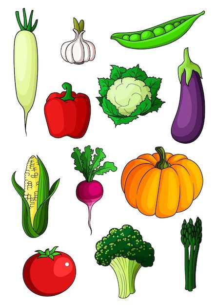 Picture Of Healthy Food, Vegetable Pictures Image, Vegetables Cartoon Drawing, Vegetable Clipart Free Printable, Free Printable Vegetable Pictures, Healthy Food Drawing Art, Healthy Foods Pictures, Vegetables Cartoon Images, Healthy Food Cartoon Images