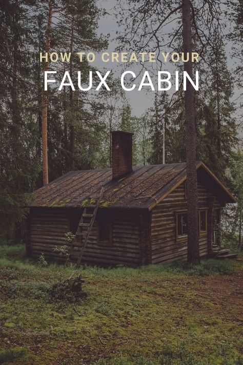 How To Create Your Faux Cabin:: Faux farmhouse isn't the only décor trend to copy. Use these simple tips to create a faux cabin feel at home! Faux Log Cabin Walls Diy, Faux Cabin Walls, Antler Shed Ideas, Antler Crafts Diy, Deer Antler Wall Decor, Cabin Walls, Diy Antler, Faux Farmhouse, Antler Wall Decor