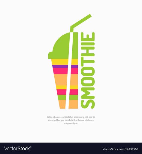 Smoothie Logo Design Branding, Smoothie Logo Design, Juice Shop Logo, Drink Logo Design Ideas, Smoothie Illustration, Shake Logo, Smoothie Logo, Diet Juice, Juice Bar Design