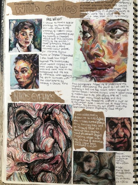 Gcse Art Sketchbook Frida Kahlo, Gcse Art Statement Of Intent, Portraiture A Level Art, Gcse Art Response Page, Gcse Art Study Page, Gcse Art Portraiture Mindmap, Mindmap Ideas Art Gcse, Gcse Art Composition Ideas, Human Figure Art Gcse Sketchbook