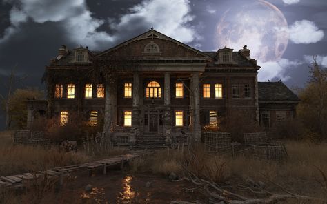 How to Make a Haunted House Maze | eHow.com Winter List, Old Castles, Idea Story, Royal Core, Sims Inspiration, Dark House, Victorian Mansions, Scary Stuff, Strange Photos