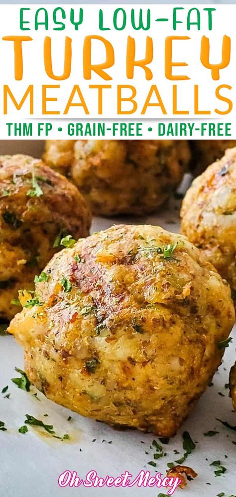 Turkey Meatballs Healthy, Thm Fp, Low Salt Diet, Low Fat Dinner, Healthy Eating Diets, Healthy Turkey, Low Carb Diet Plan, Low Fat Diets, Turkey Meatballs