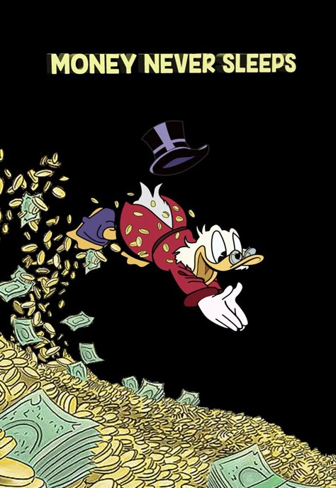 Rich Forever, Money Never Sleeps, Childhood Memories Toys, Neo Pop, Money Print, Money Art, Uncle Scrooge, Holiday Travel Destinations, Wallpapers Cartoon