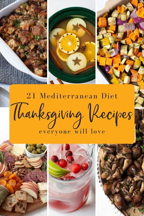 Mediterranean Diet Recipes Thanksgiving, Mediterranean Diet Thanksgiving, Mediterranean Thanksgiving Sides, Mediterranean Thanksgiving Dinner, Mediterranean Diet Thanksgiving Recipes, Mediterranean Holiday Recipes, Thanksgiving Mediterranean, Mediterranean Diet Fall Recipes, Mediterranean Turkey Recipes