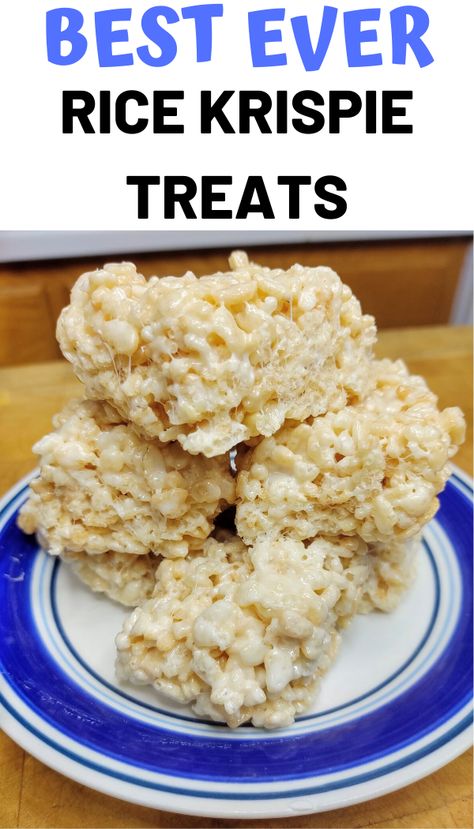 Microwave Rice Krispie Treats, The Best Rice Krispie Treats, Best Rice Krispie Treats, Krispy Treats Recipe, Crispy Treats Recipe, Rice Krispie Treats Recipe, Rice Crispy Treats Recipe, Microwave Rice, The Best Rice