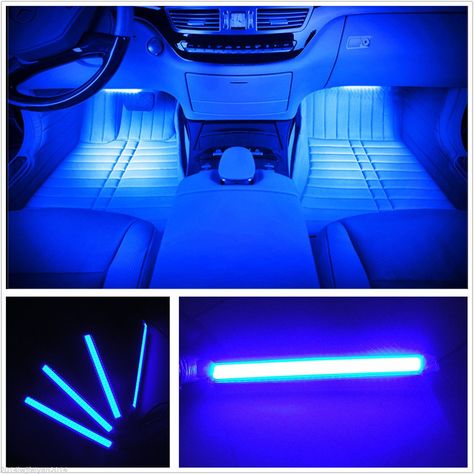 Car LED Strip Light -- Check out this great product-affiliate link. Car Interior Lights, Interior Led Lights, Rgb Led Strip Lights, Interior Lights, Car Led Lights, Led Stripes, Blue Car, Led Strip Light, 12v Led