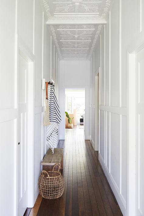 A sweet welcome in this beautifully restored beach house at Byron Bay. https://www.airbnb.com.au/rooms/8291723 Beach House Renovation, Towel Scarf, Entry Hallway, Bay House, Beach House Style, Beach House Design, Beach Cottage Style, Home Inspiration, Byron Bay