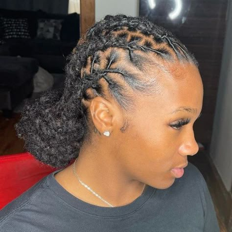 Dreads for Women Low Bun Updo Women Dreadlocks, Dreadlocks Hair Care, Loc Ideas, Dreads Styles For Women, Short Dreadlocks Styles, Natural Dreadlocks, Dreadlocks Styles, Dread Styles, Low Bun Hairstyles