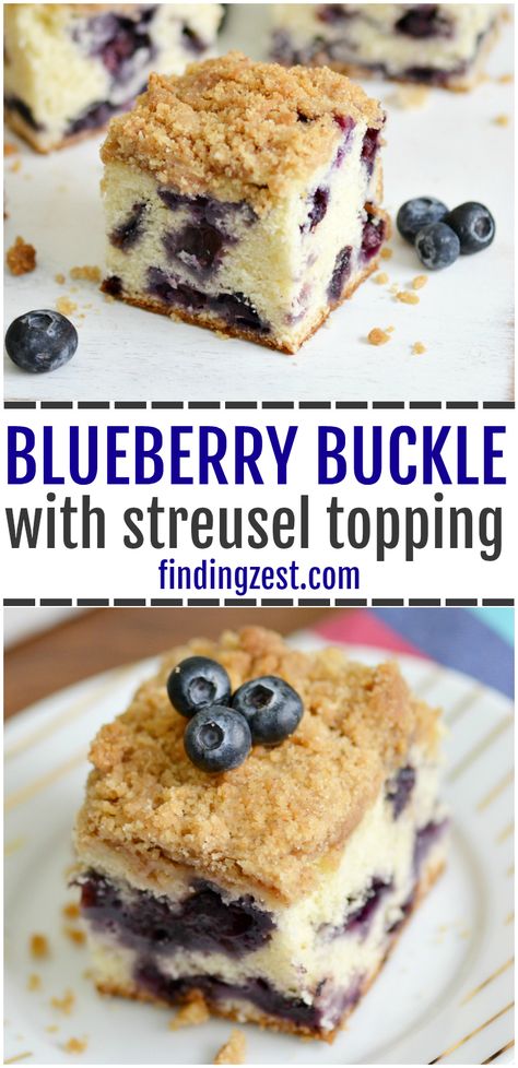 Coffee Cake From Scratch, Blueberry Buckle Cake, Buckle Recipe, Blueberry Buckle Recipe, Blueberry Buckle, Quick Baking, Blueberry Coffee Cake, Blueberry Coffee, Cake From Scratch