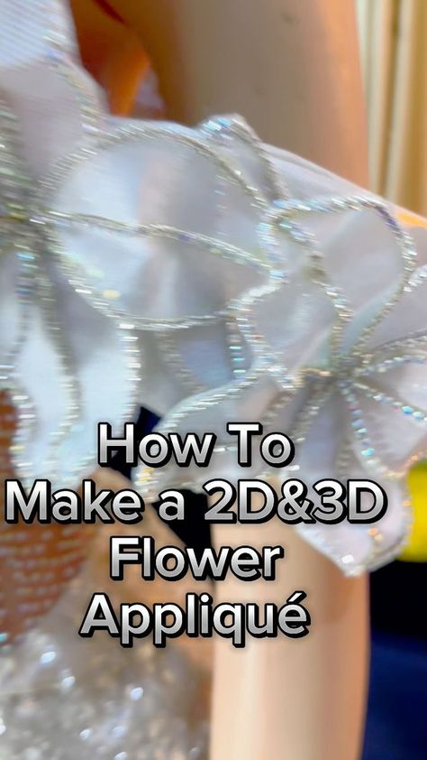 3d Flower Applique, Timberland Womens, Dress Patterns Diy, Easy Dress Sewing Patterns, Making Fabric Flowers, Dress Sewing Tutorials, Look Put Together, Sewing Easy Diy, Bead Embroidery Tutorial