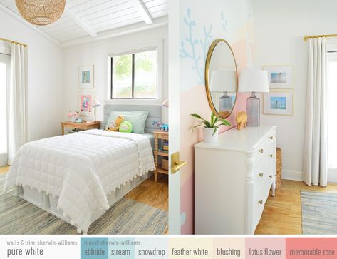 Midcentury Cottage, Old Beach House, Beach House Bedrooms, Raised Ranch, Beach House Bedroom, Daughter Bedroom, Young House, Somerset House, Young House Love