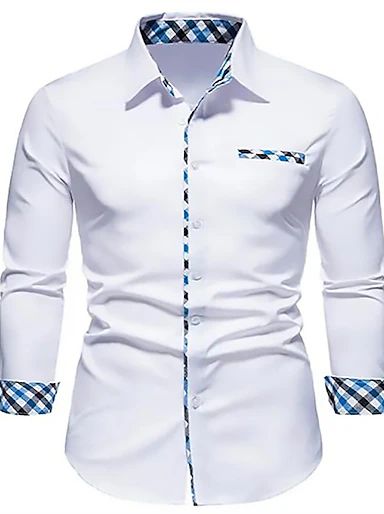 Men's Dress Shirt Button Up Shirt Collared Shirt Black White Red Long Sleeve Plain All Seasons Wedding Work Clothing Apparel 2023 - US $16.99 Latest African Wear For Men, African Wear For Men, Nigerian Men Fashion, African Wear Styles For Men, Latest African Men Fashion, African Shirts For Men, Men's Dress Shirts, African Clothing For Men, African Shirts