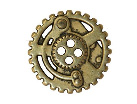 gears - steampunk button Background Widget Ideas, Steampunk Home Decor, Steampunk Festival, Academia Icons, Steampunk House, Phone Customization, Gear Wheels, Geek Crafts, Geek Jewelry