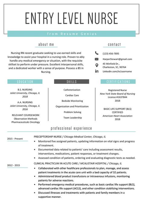 Student Nurse Resume, Nursing Resume Examples, Professional Summary, Nursing School Life, Registered Nurse Resume, Career Objective, Back To University, New Grad Nurse, Nursing School Essential