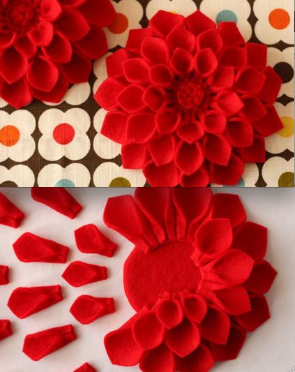 felt pin Red Delphinium, Felt Flower Diy, Felt Crafts Flowers, Felt Pins, Felt Flower Tutorial, Felt Brooches, Flowers Felt, Felt Flowers Diy, Flower Felt