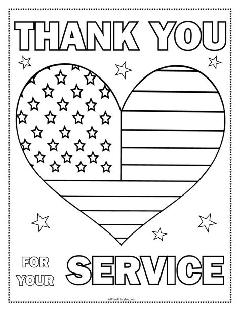 Pre K Veterans Day Craft, Veterans Day Kindergarten Craft, Thank You For Your Service Coloring Page, Veterans Coloring Pages For Kids, Veterans Day Prek Activities, Thank You Veterans Coloring Page, Veteran Crafts For Kids, Veterans Day Craft Preschool, Veteran Day Activities For Kids