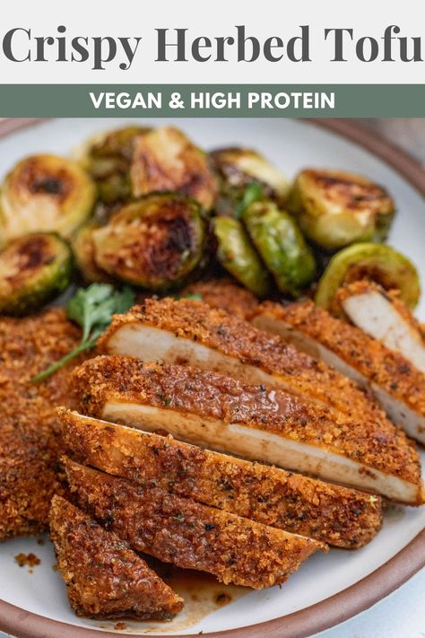 Tofu Cutlets Recipe, Vegetarian Protein Recipes Dinner, No Meat Athlete Recipes, This Savory Vegan, Make Ahead Tofu Recipes, Vegan Lunch Ideas High Protein, Tofu Fajitas Recipes, Christmas Vegan Recipes Dinners, Tofu Meal Recipes