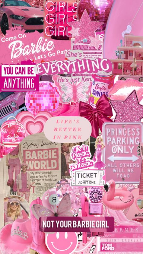 Pink Asthetics Wallpaper, Wallpaper Popular, Barbie Wallpaper, Pink Wallpaper Ipad, Pretty Wallpaper Ipad, Cute Wallpapers For Ipad, Pink Wallpaper Girly, Barbie Images, Barbie Theme