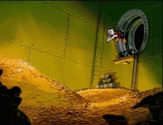 Swimming In Money GIF - Swim Swimming Dough - Discover & Share GIFs Bank Humor, For Fake Friends, Aesthetic Video Edits, Mickey's Christmas Carol, Duck Tails, Dagobert Duck, Alan Young, Tv Theme Songs, College Savings