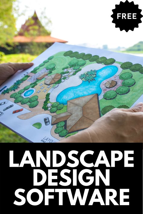 Landscape Ideas Architecture, Gardening Design Layout, Free Landscape Design Software, Landscape Design Program, Free Landscape Design, Landscape Design Software, Garden Escape, Landscape Design Drawings, Backyard Design Layout