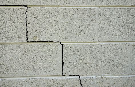 Cinder Block Foundation, Concrete Basement Walls, Concrete Repair Products, Cinder Block Walls, Wall Repair, Concrete Repair, Flooded Basement, Handyman Projects, Attic Flooring