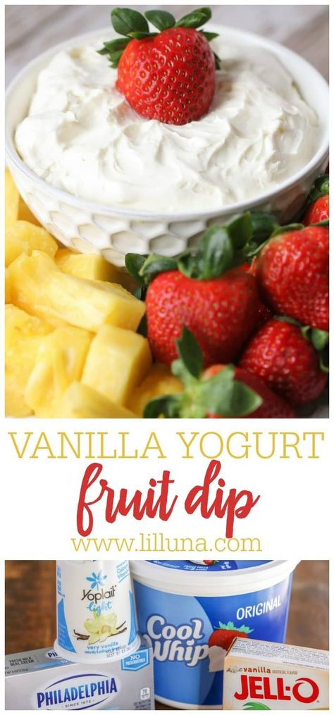 Vanilla Fruit Dip, Strawberry Fruit Dips, Yogurt Fruit Dip, Easy Fruit Dip, Pizza Fruit, Chips Dip, Fruit Dips, Best Fruit Salad, Vanilla Fruit