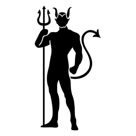 Devil silhouette icon PNG Design Devil Silhouette, Zombie Style, Horror Merch, Cv Design Template, Strange People, Design Portfolio Layout, Design Dragon, Halloween Silhouettes, Design Silhouette