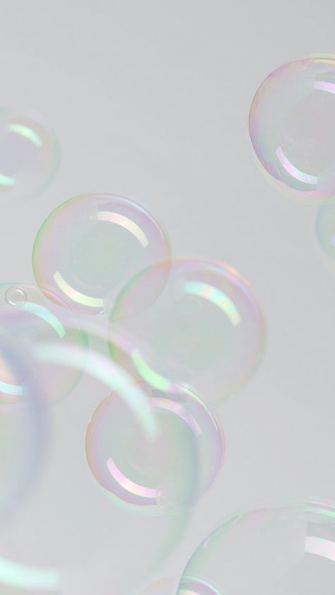 Transparent soap bubble pattern on a gray mobile screen background | free image by rawpixel.com / roungroat Bubbles Background Wallpapers, Bubble Background Aesthetic, Bubble Aesthetic Wallpaper, Bubble Lockscreen, Bubbles Wallpaper Aesthetic, Soap Bubbles Aesthetic, White Aesthetic Photos, Soap Background, Transparent Soap