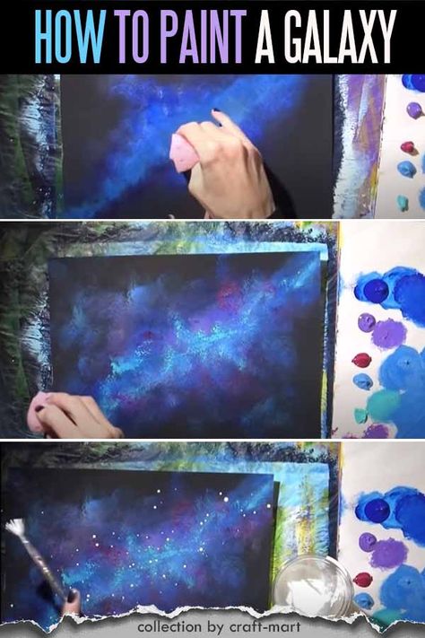 Galaxy Painting Acrylic, Acrylic Painting Ideas For Beginners, Easy Acrylic Painting Ideas, Cuadros Diy, Bubble Painting, Painting Ideas For Beginners, Easy Acrylic Painting, Acrylic Painting Ideas, Abstract Art Diy