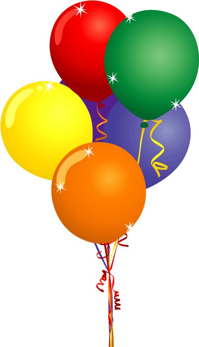 Balloon Clip Art, Birthday Balloons Clipart, Happy Birthday Clip Art, First Birthday Favors, Balloon Pictures, Balloon Clipart, Birthday Clips, Balloon Box, Birthday Clipart