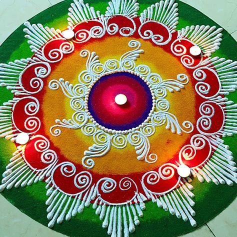 Diwali Ragoli Color Design 2023, Bhau Bij Rangoli, Sanskar Bharti Rangoli Designs Diwali Unique Simple, Rangoli Best Designs, Simple Sanskar Bharti Rangoli, Sankar Bharti Rangoli Diwali, Easy Sanskar Bharti Rangoli, Diwali Rangoli Sanskar Bharti, Sanskar Rangoli Designs