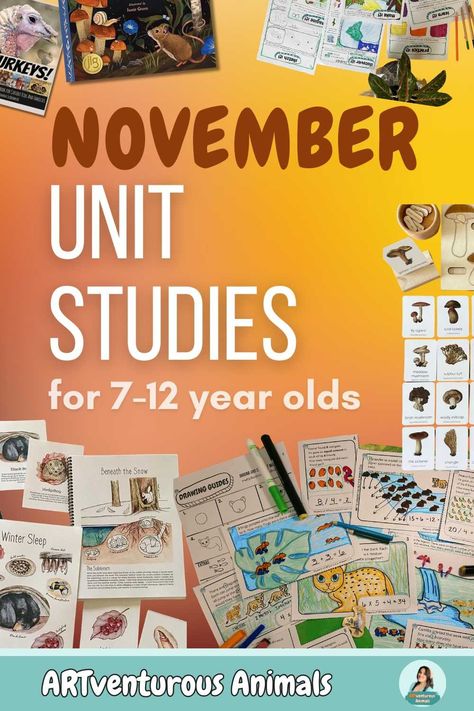 November Unit Studies Homeschool November Activities, November Unit Studies, Unit Studies Homeschool Middle School, November Homeschool Ideas, Homeschool Unit Study Ideas, Third Grade History, November Homeschool, Thanksgiving Homeschool, Homeschool Unit Studies