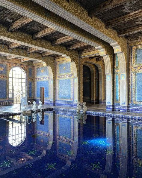 Dung Ngo on Instagram: "The Neptune Pool, Hearst Castle, 1930s Designed by Julia Morgan" Roman Pool, Swimming Pool Architecture, Hearst Castle, Roman Architecture, Architecture Portfolio, Roman Empire, Architectural Digest, Eiffel Tower Inside, Luxury Interior Design