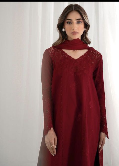 Kanwal Malik, Silk Churidar, Maroon Fabric, Pakistani Clothes Online, Summer Dresses Online, Pakistani Designer Clothes, Short Frock, The Fray, Pakistani Clothes