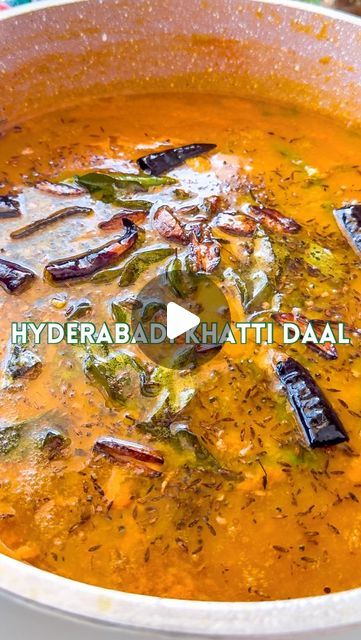 Rafia Mazhar | Easy Recipes | Home Chef on Instagram: "Khatti Daal Recipe ⤵️

Hyderabadi Food Series Episode 4: Khatti Daal 🍛

Recipe
3/4 cup masoor daal
2 large tomatoes chopped 
3 - 4 cloves garlic 
3 green chillies
Handful coriander leaves 
1 tsp salt
3/4 tsp red chilli powder
3/4 tsp turmeric 
1/2 tsp zeera 
2 glass water 

- Wash & soak the daal in water for 30 minutes
- Now add all the ingredients in a pressure cooker and cook for 15 to 20 minutes on medium low flame till the dal is soft 
- Remove from the cooker into a pan and mash the daal well (You can also use a hand blender)
- Add some water to thin out the daal 

Handful tamarind 
Chopped coriander
2 green chillies

- soak the tamarind in lukewarm water and then mash by hands till smooth
- Strain the tamarind pulp into the daa Daal Recipe Indian, Hyderabadi Food, Mango Recipe, Red Chilli Powder, Dal Recipe, Tasty Recipes Videos, Mango Recipes, Pakistani Food, Desi Food