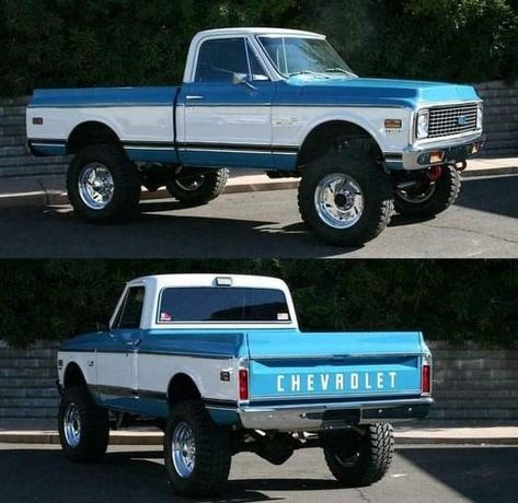 Pickup Trucks Camping, Impala Chevrolet, Best Pickup Truck, Country Trucks, 72 Chevy Truck, Hot Trucks, Nice Trucks, Old Chevy, Classic Ford Trucks