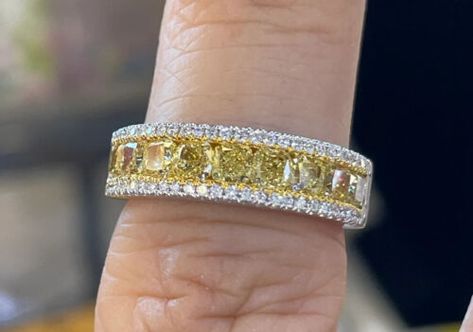 https://jewelleryrings.co.uk/ Find many great new & used options and get the best deals for 2Ct Cushion Cut Lab Created Citrine Eternity Wedding Band 14K White Gold Plated at the best online prices at eBay! Free delivery for many products! Fancy Yellow Diamond Ring, Ring Upgrade, Yellow Diamond Ring, Stackable Diamond Rings, Yellow Diamond Rings, Fancy Yellow Diamond, Yellow Diamonds, Stackable Bands, Canary Yellow